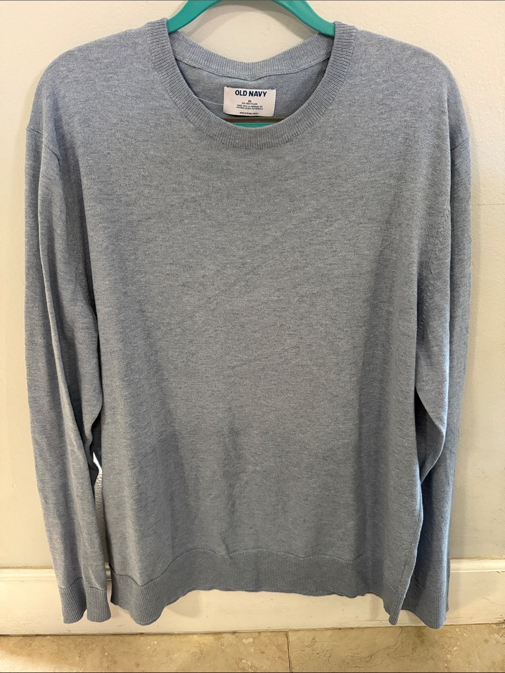 Old Navy Men’s Pale Blue Crewneck Sweater